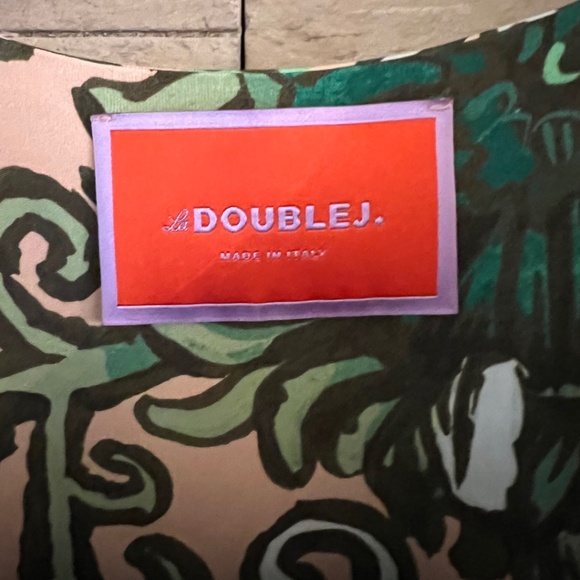 La DoubleJ Capri Floral Silk Twill Midi Dress Size L - Picture 9 of 11